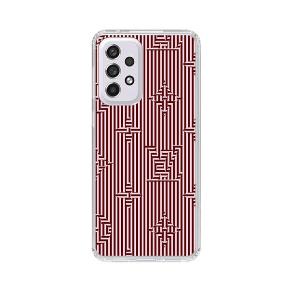 Intricate Geometric Striped Pattern Samsung Galaxy A53 5G Case