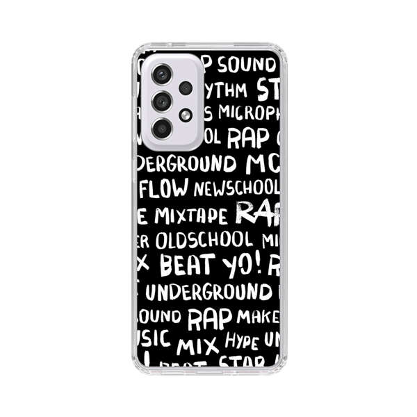 Rap Hip Hop Words Collage Samsung Galaxy A53 5G Case