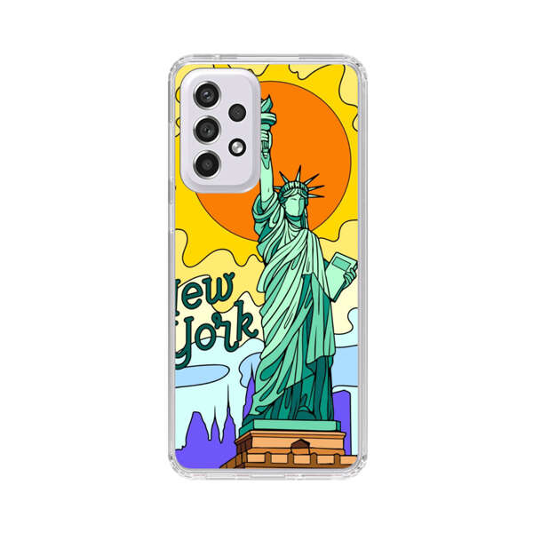 Statue of Liberty New York Artistic Sun Samsung Galaxy A53 5G Case