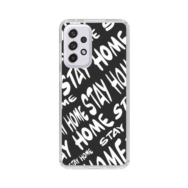 Stay Home Pattern Samsung Galaxy A53 5G Case