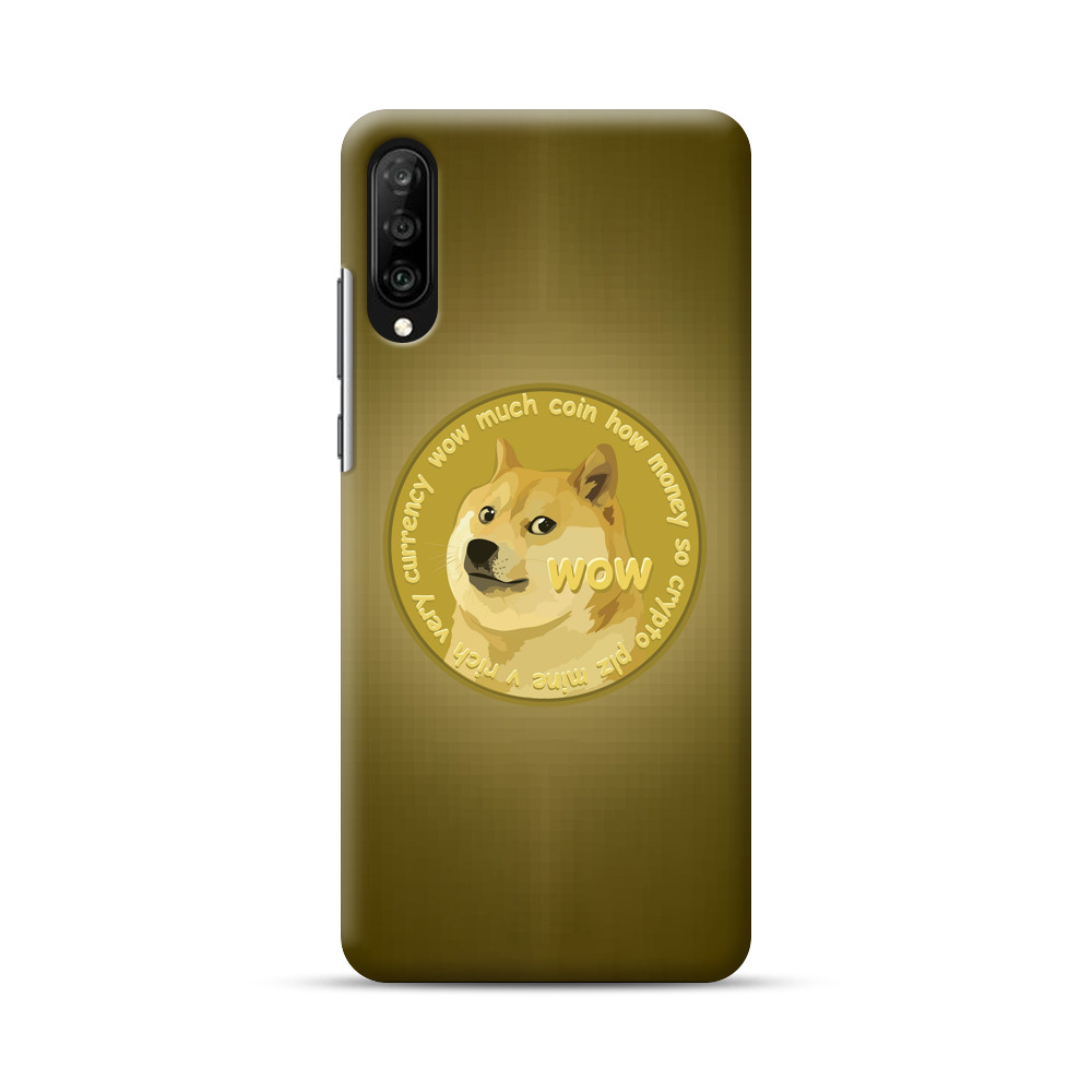 Golden Dogecoin Coin Samsung Galaxy A70 Hard Case