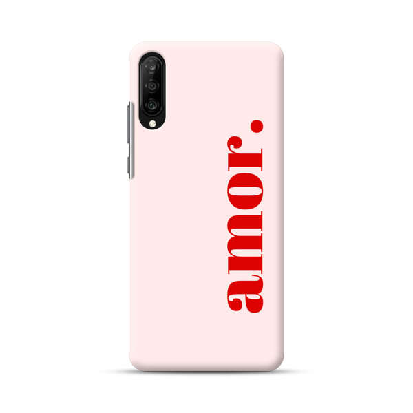 Amor Love Bold Red Text Samsung Galaxy A70 Hard Case