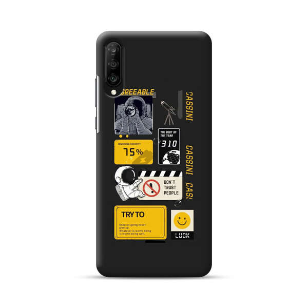 Astronaut Space Exploration Motivation Design Samsung Galaxy A70 Hard Case