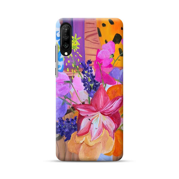 Bright Vibrant Floral Still Life Samsung Galaxy A70 Hard Case