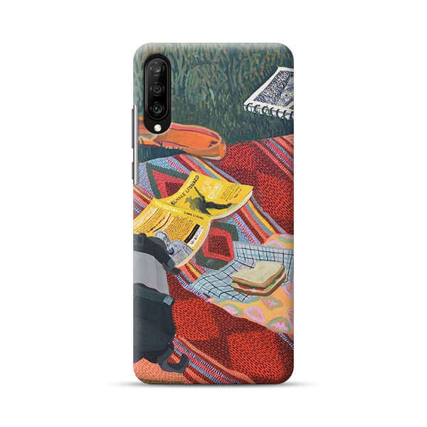 Charming Picnic Scene with Blanket and Food Samsung Galaxy A70 Hard Case