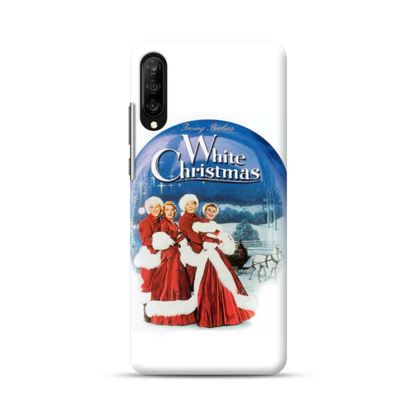 Classic White Christmas Scene Samsung Galaxy A70 Hard Case