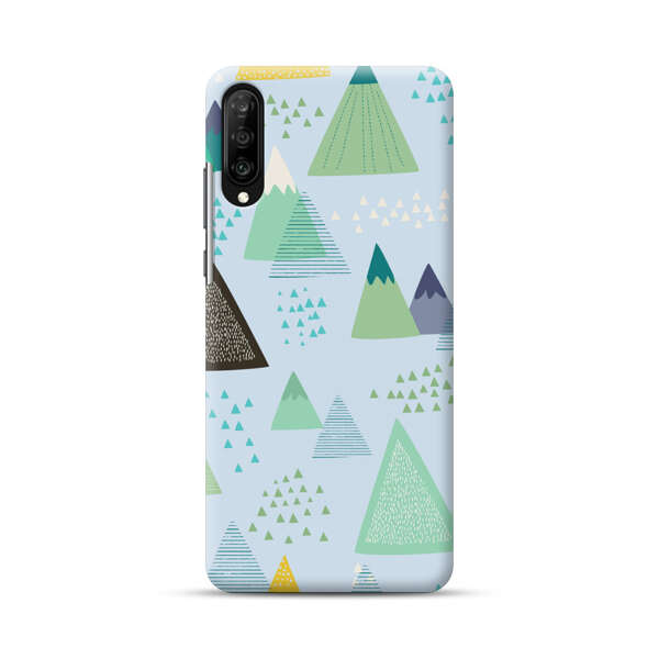 Colorful Abstract Mountain Pattern Samsung Galaxy A70 Hard Case