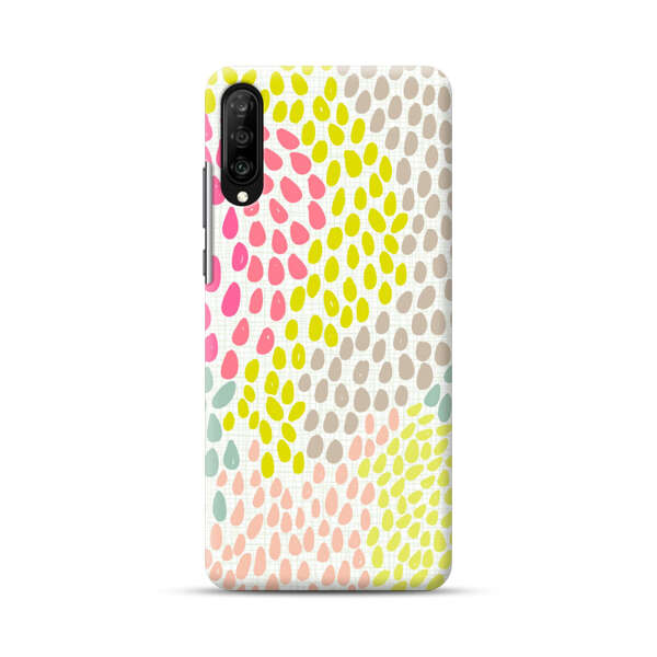 Colorful Abstract Teardrop Pattern Samsung Galaxy A70 Hard Case