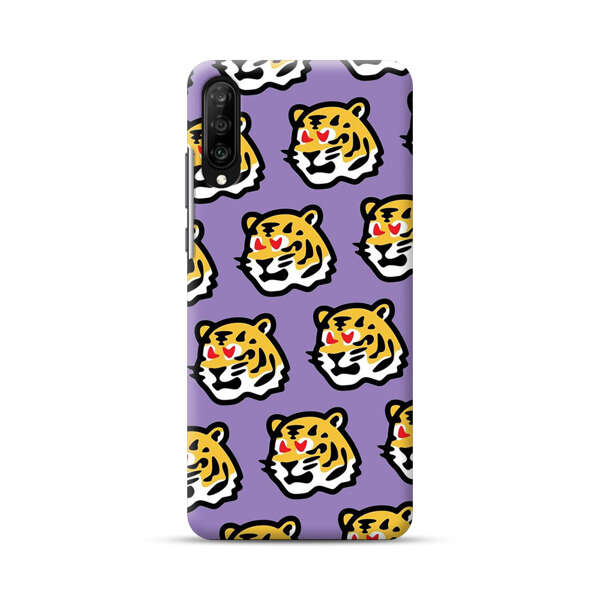 Cute Tiger with Heart Eyes Pattern Samsung Galaxy A70 Hard Case
