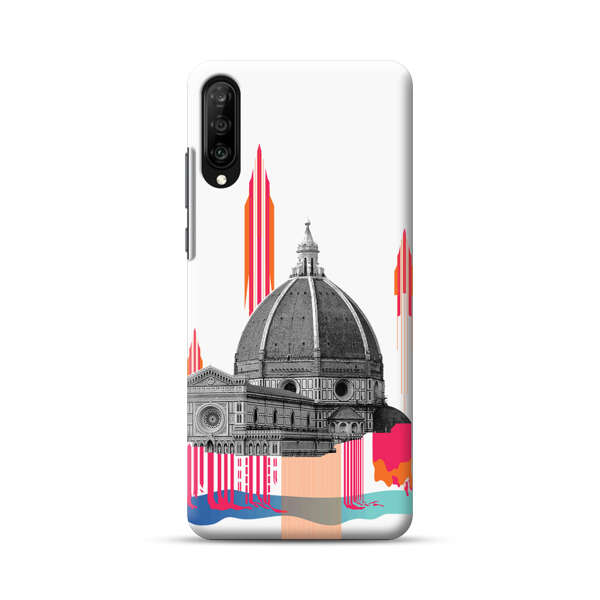 Florence Cathedral Dome Artistic Illustration Samsung Galaxy A70 Hard Case