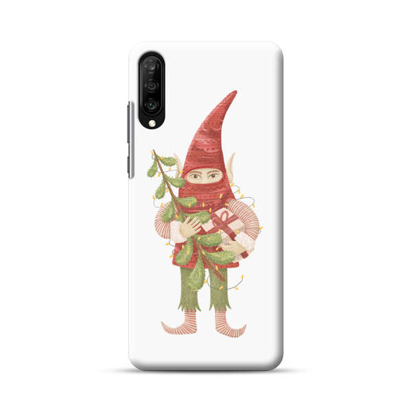 Holiday Gnome with Mistletoe and Gift Samsung Galaxy A70 Hard Case