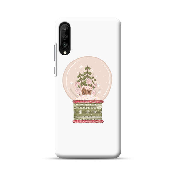 Holiday Snow Globe with Gingerbread House Samsung Galaxy A70 Hard Case