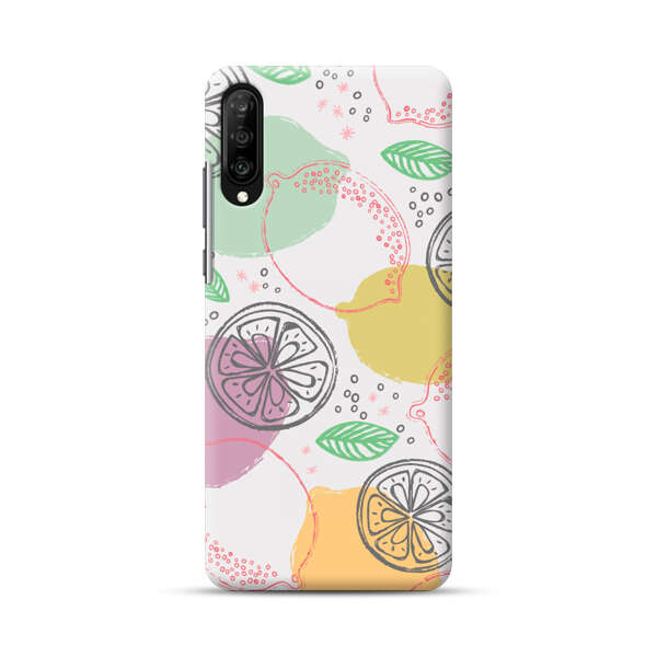 Lemon Colorful Abstract Pattern Samsung Galaxy A70 Hard Case
