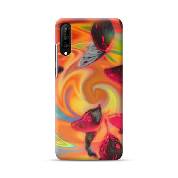 Psychedelic Butterflies Swirl Samsung Galaxy A70 Hard Case