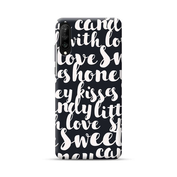 Sweet Honey Kisses Love Sugar Candy Pattern Samsung Galaxy A70 Hard Case