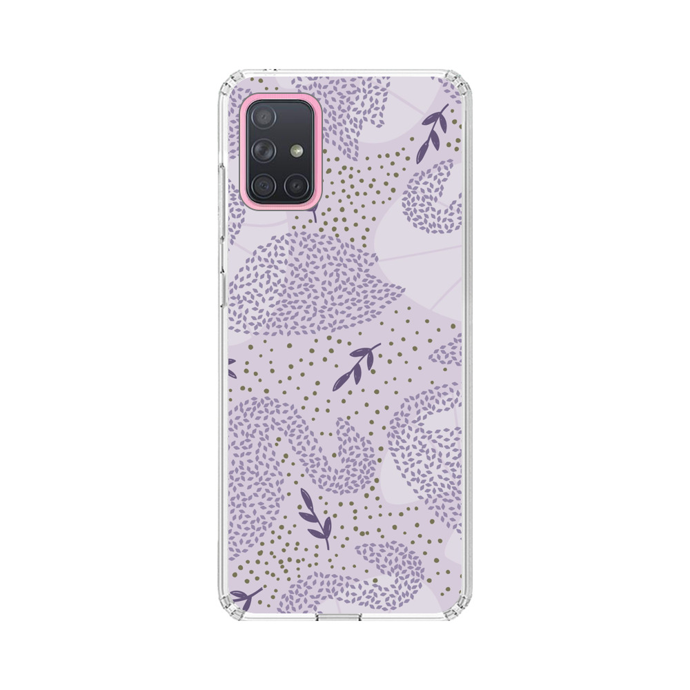 Lavender Swan Pattern Samsung Galaxy A71 5G Case