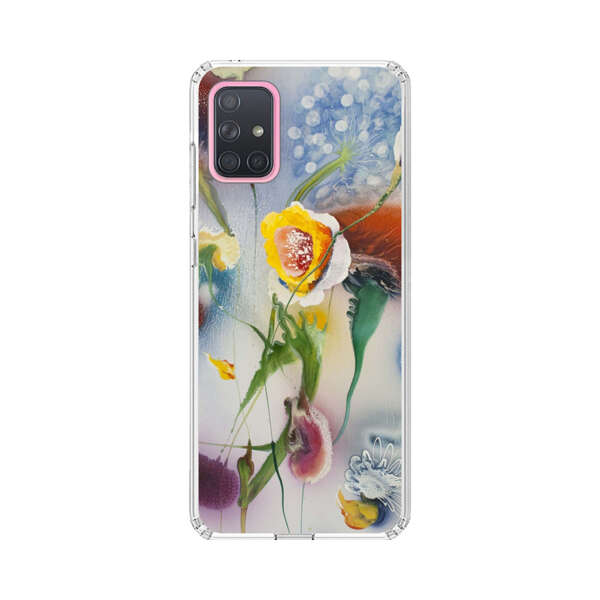 Abstract Colorful Flowers Samsung Galaxy A71 5G Case