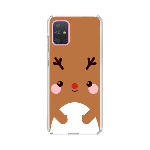 Cute Minimalist Reindeer Cartoon Samsung Galaxy A71 5G Case