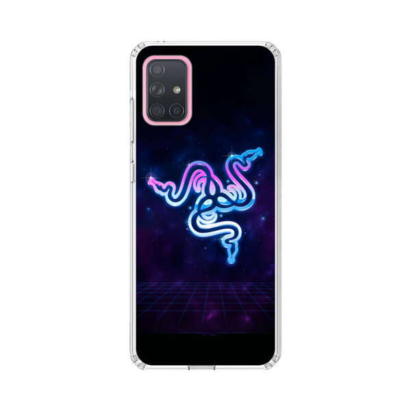 Glowing Neon Triple Snake Samsung Galaxy A71 5G Case