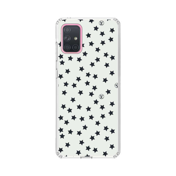 Minimalist Black Stars Pattern Samsung Galaxy A71 5G Case