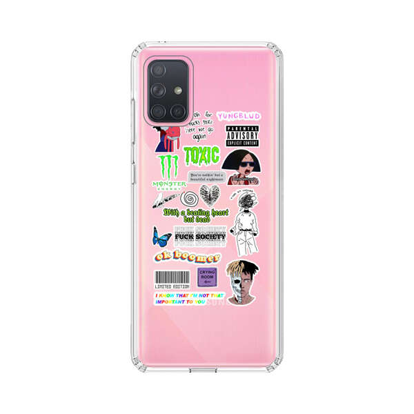 Sticker Collage Edgy Expressive Pop Culture Samsung Galaxy A71 5G Case