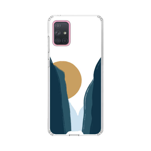Sunset Between Dark Cliffs Samsung Galaxy A71 5G Case