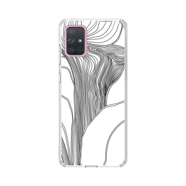 Abstract Line Art Design Samsung Galaxy A71 Case