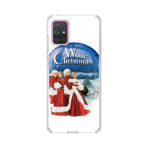 Classic White Christmas Scene Samsung Galaxy A71 Case