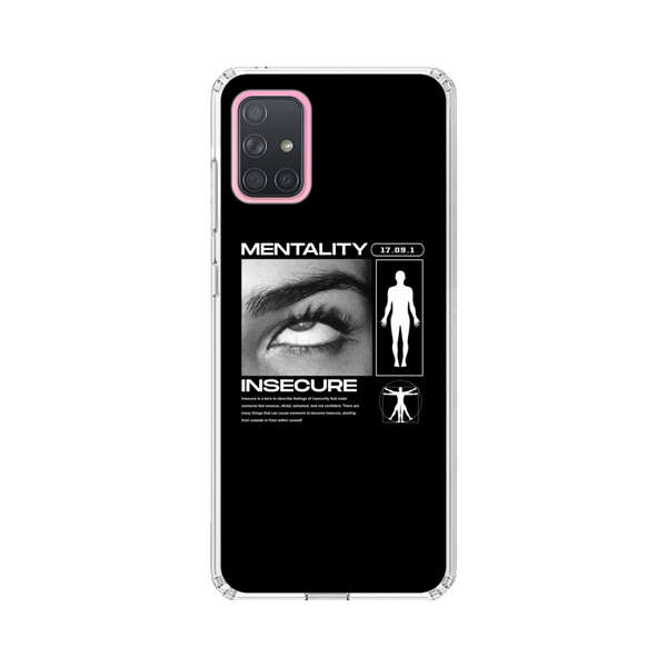 Mentality Insecure Eye Art Samsung Galaxy A71 Case