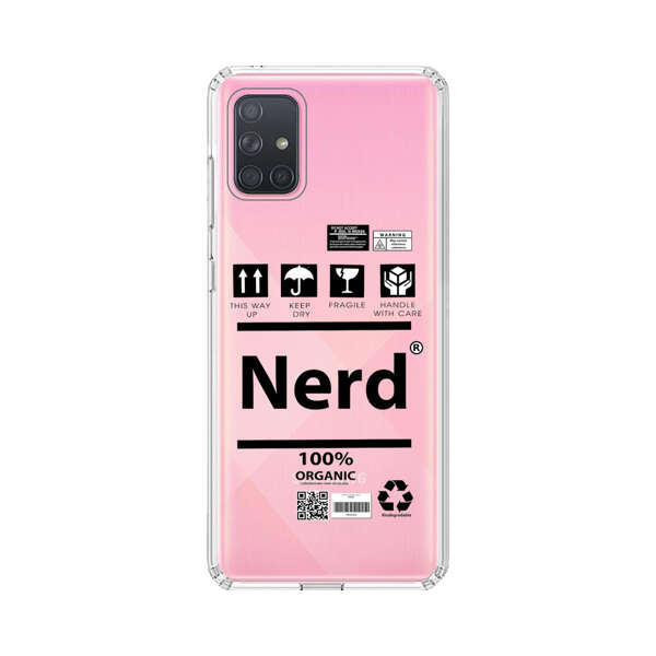 Minimalist Nerd Shipping Icons Design Samsung Galaxy A71 Case