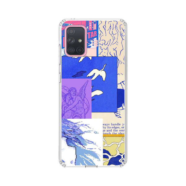 Vibrant Retro Pop Art Collage Samsung Galaxy A71 Case