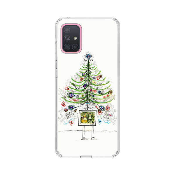 Whimsical Christmas Tree Artistic Design Samsung Galaxy A71 Case