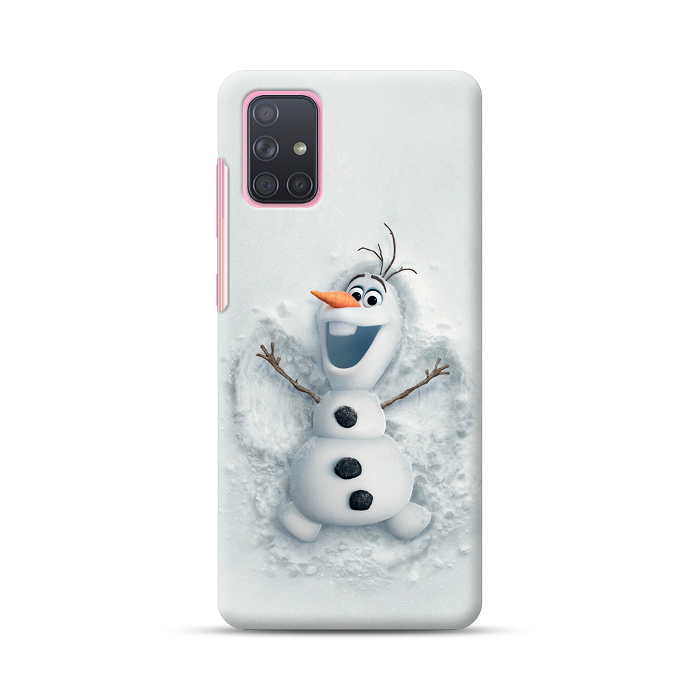 frozen snowman Samsung Galaxy A71 Hard Case