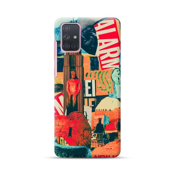 Artistic Urban Collage Samsung Galaxy A71 Hard Case