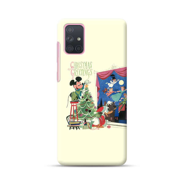 Christmas Disney Mickey Mouse and Peter Pan Samsung Galaxy A71 Hard Case