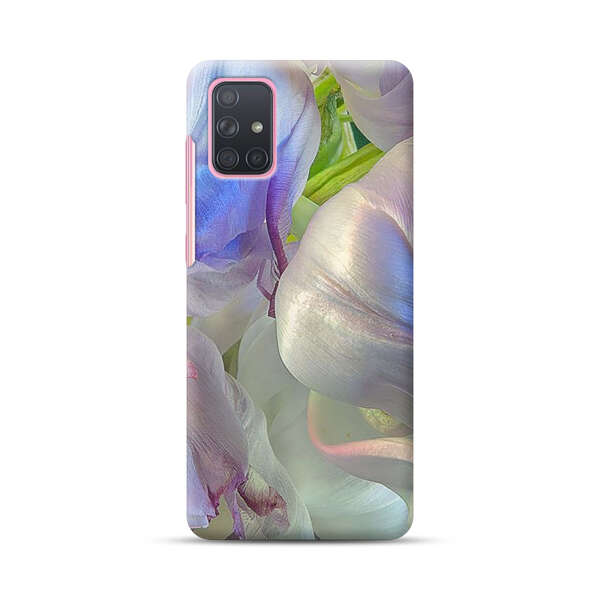 Delicate Pastel Flower Petals Close Up Samsung Galaxy A71 Hard Case