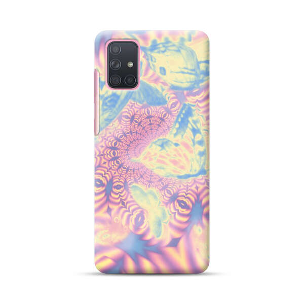 Ethereal Butterflies Psychedelic Swirl Samsung Galaxy A71 Hard Case