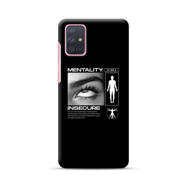 Mentality Insecure Eye Art Samsung Galaxy A71 Hard Case