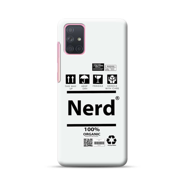 Minimalist Nerd Shipping Icons Design Samsung Galaxy A71 Hard Case