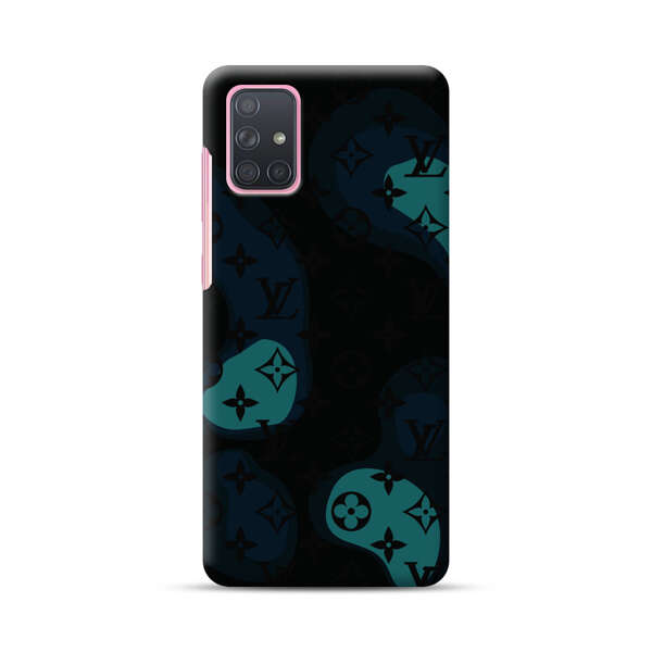 Modern Abstract Question Marks with Luxury Motifs Samsung Galaxy A71 Hard Case