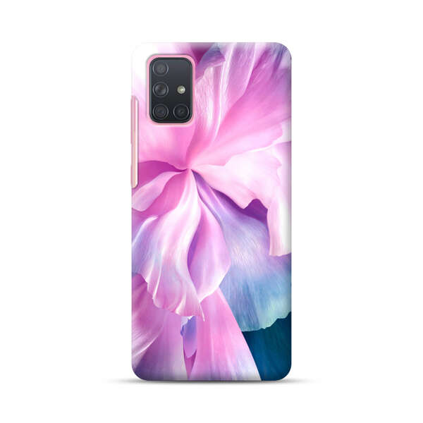 Pink Purple Flower Petals Samsung Galaxy A71 Hard Case