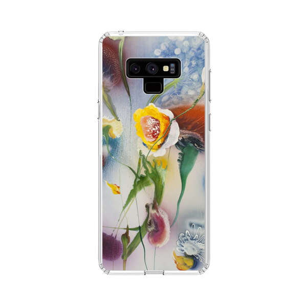 Abstract Colorful Flowers Samsung Galaxy Note 9 Case