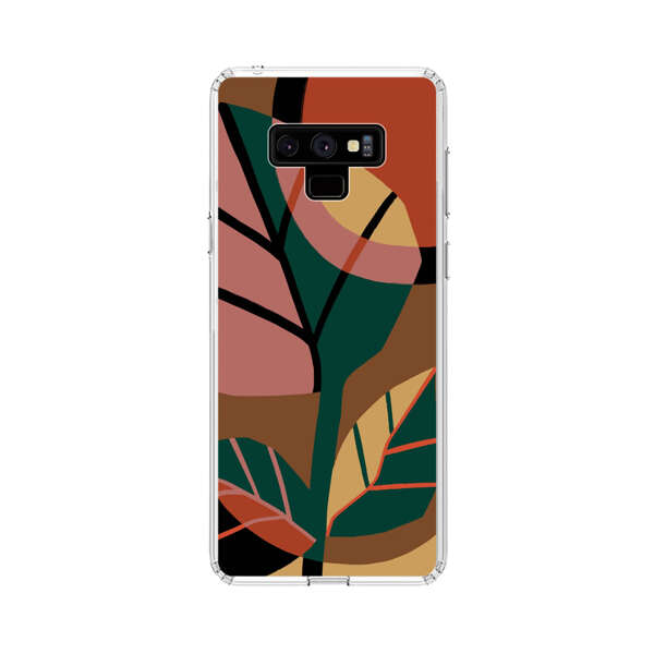 Abstract Geometric Leaves Design Samsung Galaxy Note 9 Case