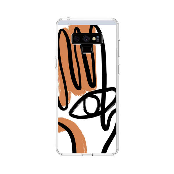 Abstract Minimalist Hand with Eye Samsung Galaxy Note 9 Case