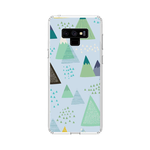 Colorful Abstract Mountain Pattern Samsung Galaxy Note 9 Case
