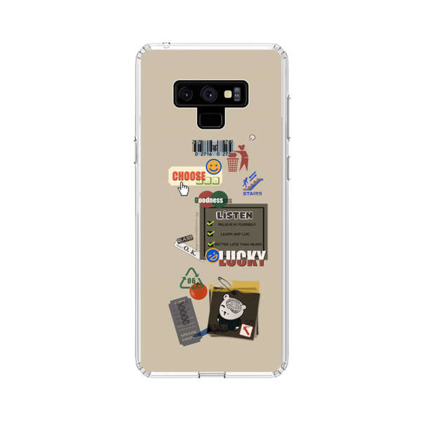 Creative Collage of Motivational Elements Samsung Galaxy Note 9 Case