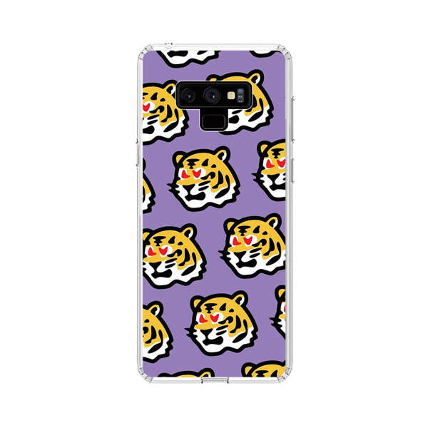 Cute Tiger with Heart Eyes Pattern Samsung Galaxy Note 9 Case