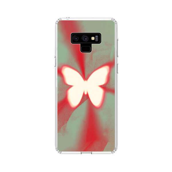 Glowing White Butterfly Abstract Radiant Design Samsung Galaxy Note 9 Case