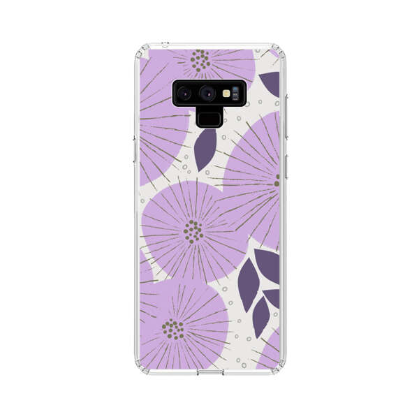 Lavender Flower Pattern Samsung Galaxy Note 9 Case