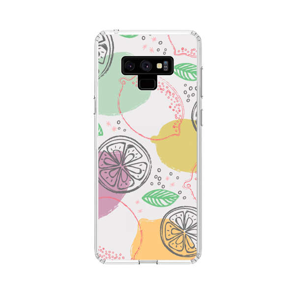 Lemon Colorful Abstract Pattern Samsung Galaxy Note 9 Case